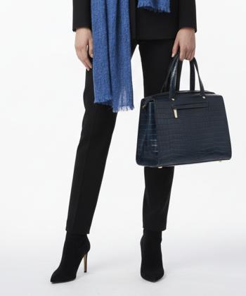 کیف دستی چرم طبیعی زنانه صاد مدل AA3202