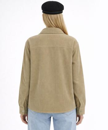 شومیز مخمل کبریتی آستین بلند زنانه برندس مدل H17