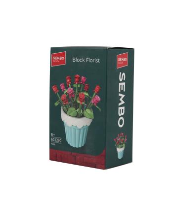 لگو بلوك ساختني گل لاله با گلدان كيكو مدل 601290