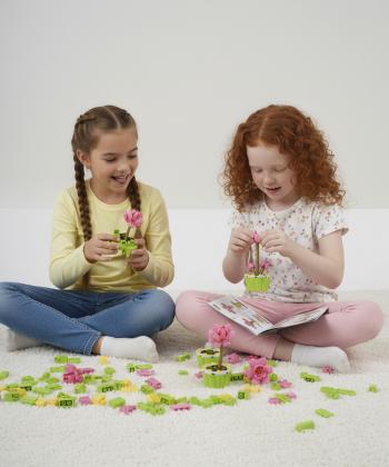 لگو بلوك ساختني گل با گلدان كيكو مدل 601286