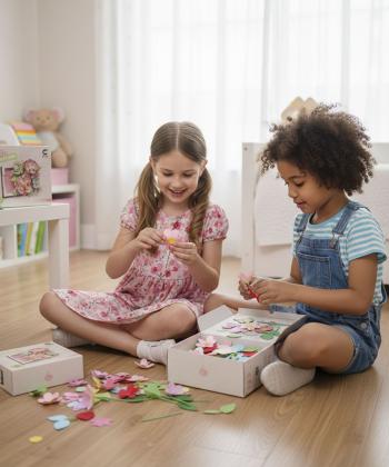 لگو بلوك ساختني تابلو گل صورتي كيكو مدل 7371