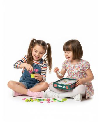 لگو بلوك ساختني گل هلو با گلدان كيكو مدل 601285