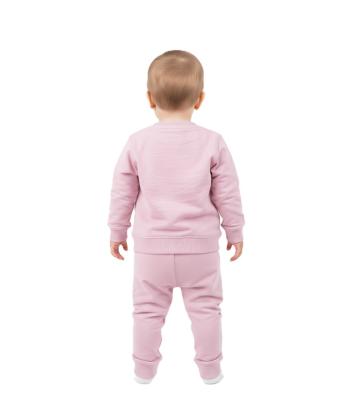 سويشرت نوزاد دخترانه مرينو مدل HAPPY