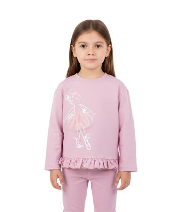 سويشرت دخترانه مرينو طرح بالرين