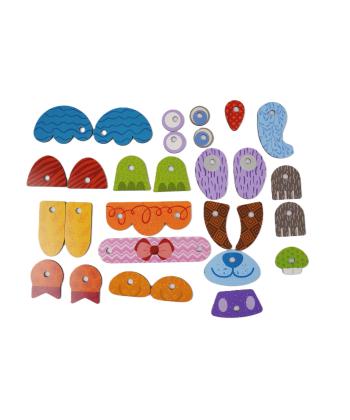 پازل جانمايي چوبي با كارت كيكو مدل 940