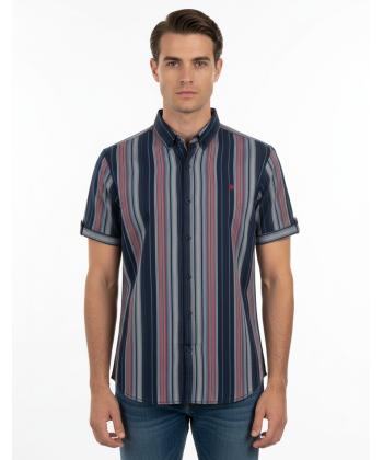 پیراهن آستین کوتاه مردانه برند پي لس مدل 14042218