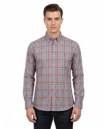 پیراهن آستین بلند مردانه برند پي لس مدل 14041010