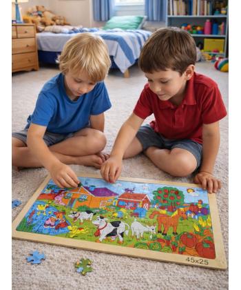 پازل تخت چوبي A3 كيكو مدل 1291