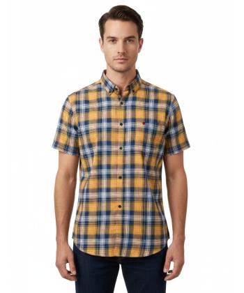 پیراهن آستین کوتاه مردانه برند پي لس مدل 14042110