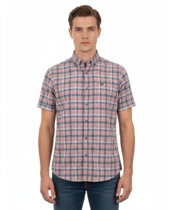 پیراهن آستین کوتاه مردانه برند پي لس مدل 14042213