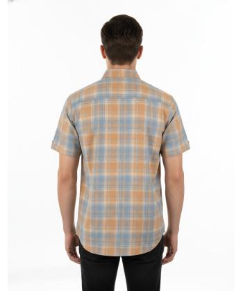 پیراهن آستین کوتاه مردانه برند پی لس مدل 14042211