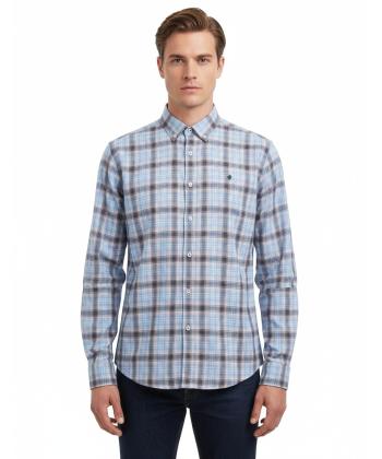 پیراهن آستین بلند مردانه برند پي لس مدل 14041010