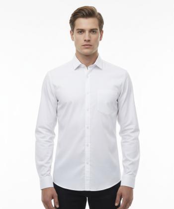 پیراهن آستین بلند مردانه برند پي لس مدل 14042229