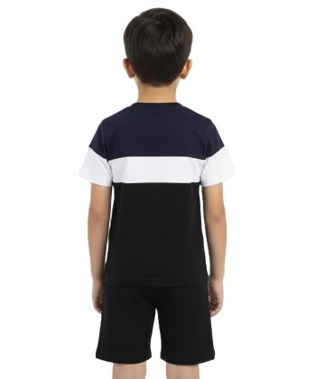 ست تیشرت و شلوارک نخی پسرانه مادر مدل MA412K