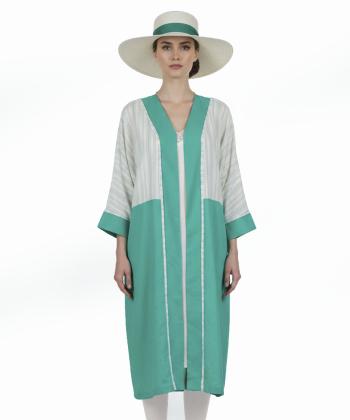 مانتو لينن زنانه مانگ مدل 1540100230