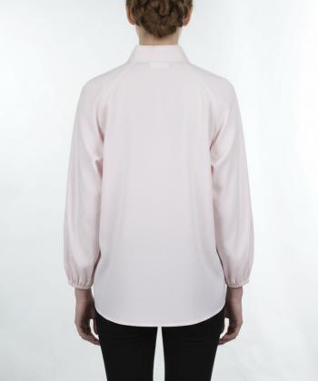 شومیز کتان آستین بلند زنانه مانگ مدل 7656033102