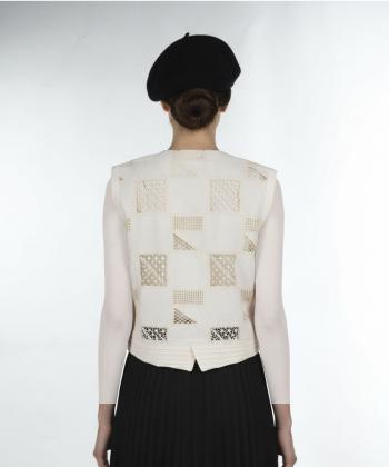 جليقه لينن زنانه مانگ مدل 7646033092