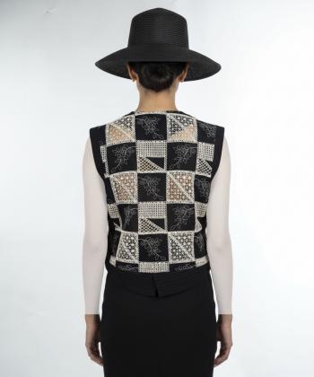 جليقه لينن زنانه مانگ مدل 7646033092