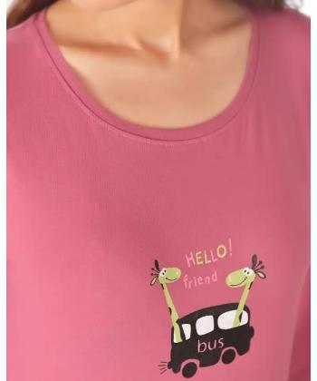 ست تيشرت آستين بلند و شلوار زنانه ناربن مدل WS3959