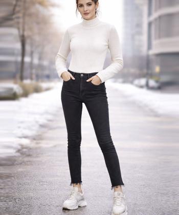 شلوار جين زنانه ادورا مدل 67251370