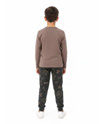 ست لباس راحتي پسرانه سه دو مدل 6WK37NT2571