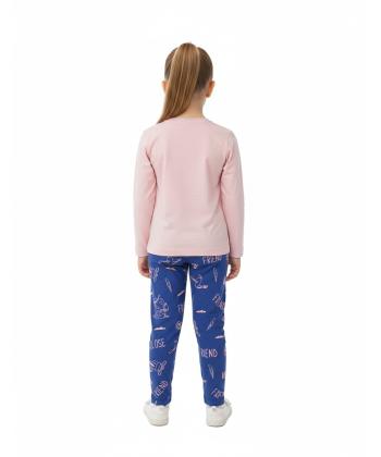 ست لباس راحتي دخترانه سه دو مدل 6WK37NT2601