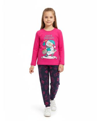 ست لباس راحتي دخترانه سه دو مدل 6WK37NT2591