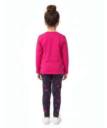 ست لباس راحتي دخترانه سه دو مدل 6WK37NT2591