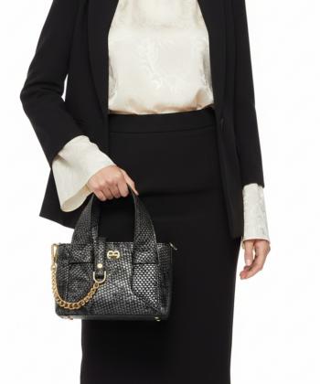 کیف زنانه چرم طبیعی منط Mante کد F120