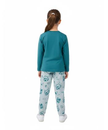 ست لباس راحتي دخترانه سه دو مدل 6WK37NT2611