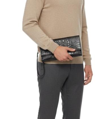 کیف پاسپورتی چرم طبیعی منط Mante کد D153