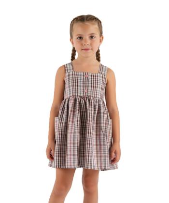 پيراهن دخترانه ال سي وايكيكي مدل W537648Z1