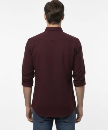 پیراهن آستین بلند مردانه برند پي لس مدل 14042226