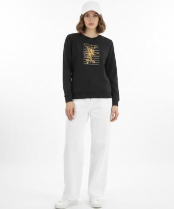 تیشرت آستین بلند زنانه جین وست مدل 14271002