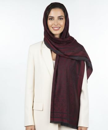 شال زنانه ابریشم موريك مدل QW23