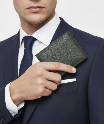 کیف پول چرم طبیعی مردانه چرم مشهد مدل D5546