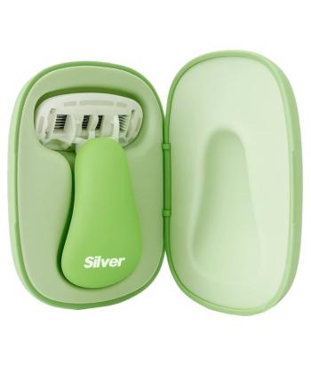 خودتراش زنانه سيلور مدل Gloria5 GO دسته با 3 تيغ يدك و هاردكيس