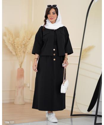 ست كت كوتاه و دامن زنانه السانا مدل 1861