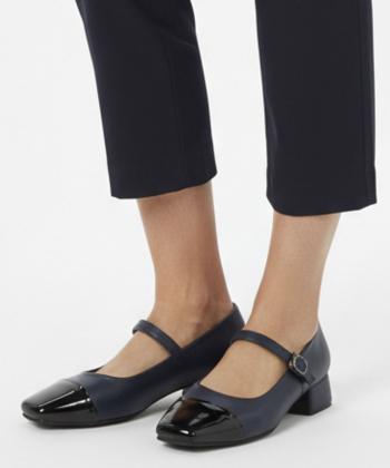 کفش پاشنه بلند چرم طبیعی زنانه مونو مدل J0149