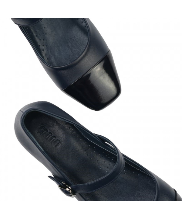 کفش رسمی زنانه چرم طبیعی مونو مدل J0149