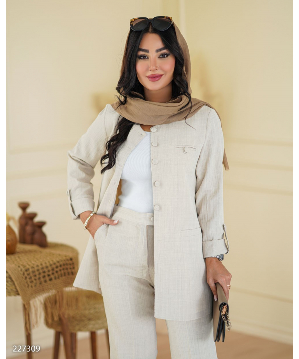 ست مانتو و شلوار زنانه السانا مدل 2273