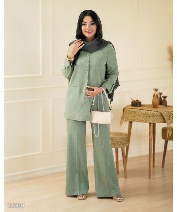 ست مانتو و شلوار زنانه السانا مدل 2273