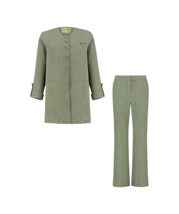 ست مانتو و شلوار زنانه السانا مدل 2273