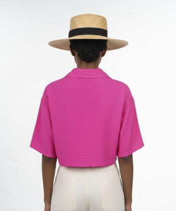 شومیز لینن زنانه سوپردرای مدل W13S50101T