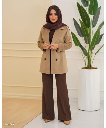 پالتو کوتاه زنانه السانا مدل 2407