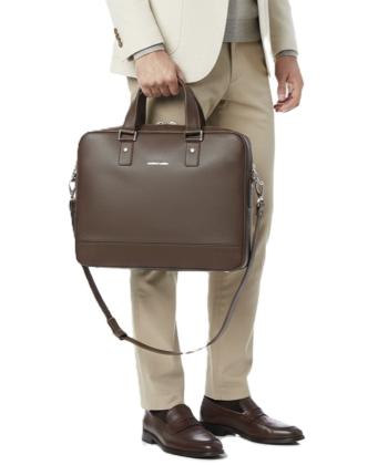 کیف اداری چرم طبیعی چرم مشهد مدل A0604