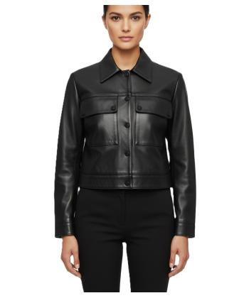 كت زنانه چرم طبيعي مونو مدل C0003