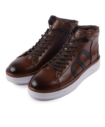 نيم بوت زنانه چرم طبيعي مونو مدل J0161