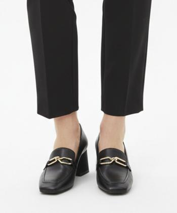 کفش پاشنه بلند چرم طبیعی زنانه چرم مشهد مدل J2784