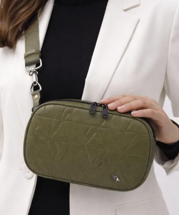 کیف دوشی چرم طبیعی زنانه چرم مشهد مدل S5362